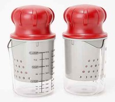Set of 2 Avobagel Citrus Juicers - Red Set of 2 Avobagel Citrus Juicers - Red - Image 1