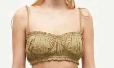 WOW! New Tags Rhode brand "Pari" herbarium crop top sz 12 $195