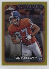 2024 Topps Chrome Yellow Refractor /75 Ed McCaffrey #63 5l1