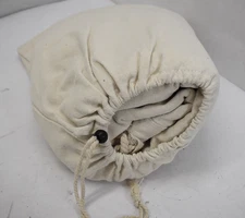 Camping Hammock Canvas Hanging Bed Without Stick White Double Chair 150 x 190cm