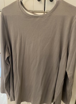 Isaac Mizrahi Live Essentials Long Sleeve Gray T-Shirt XL New Casual Comfortable