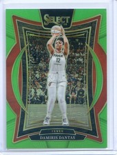 2025 Panini Select WNBA DAMIRIS DANTAS #37 NEON GREEN PRIZM /75 FEVER