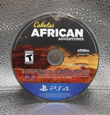 Cabela's African Adventures (Sony PlayStation 4, 2015) PS4 Disc only - Great!