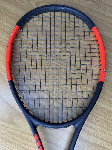 Wilson Prostaff 97 V11 Tennis Racquet Sz 4 1/8 - W/ New Over Grip - Picture 9 of 10