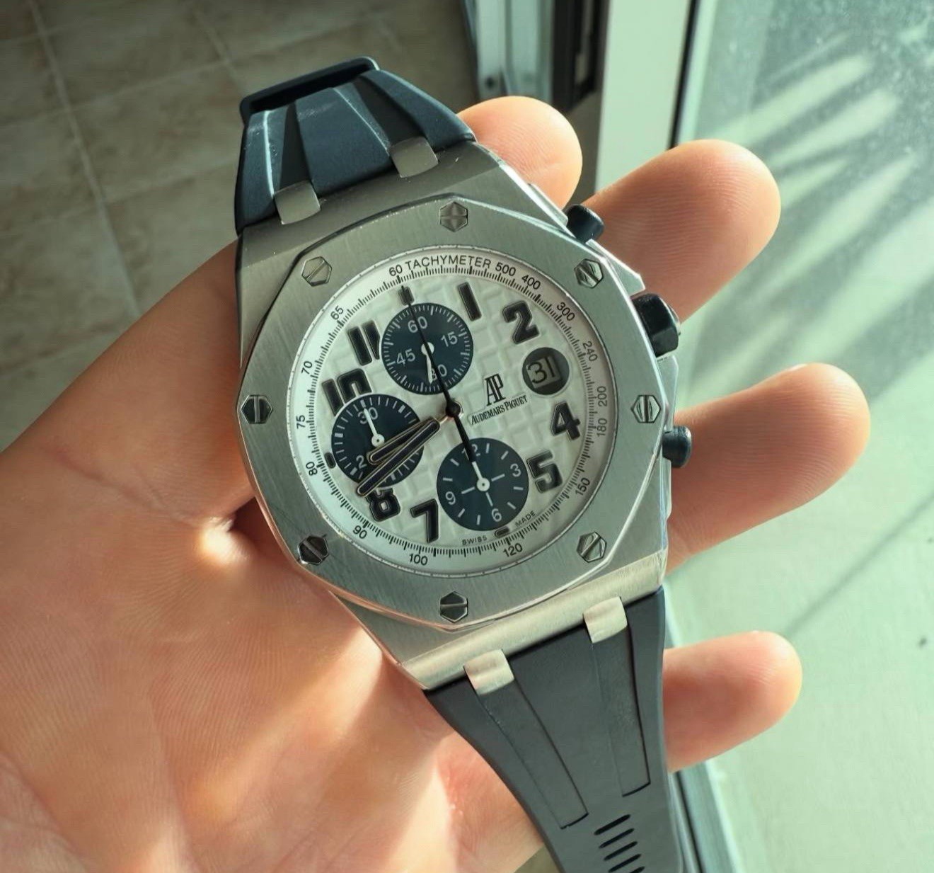 Audemars Piguet Royal Oak Offshore Navy Blue Chronograph Steel