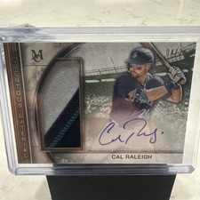 Cal Raleigh Momentous Material Jumbo Patch Autograph /25 - 2025 Topps Museum