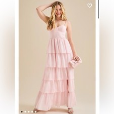 New with tags Altar  d state pia tiered maxi dress