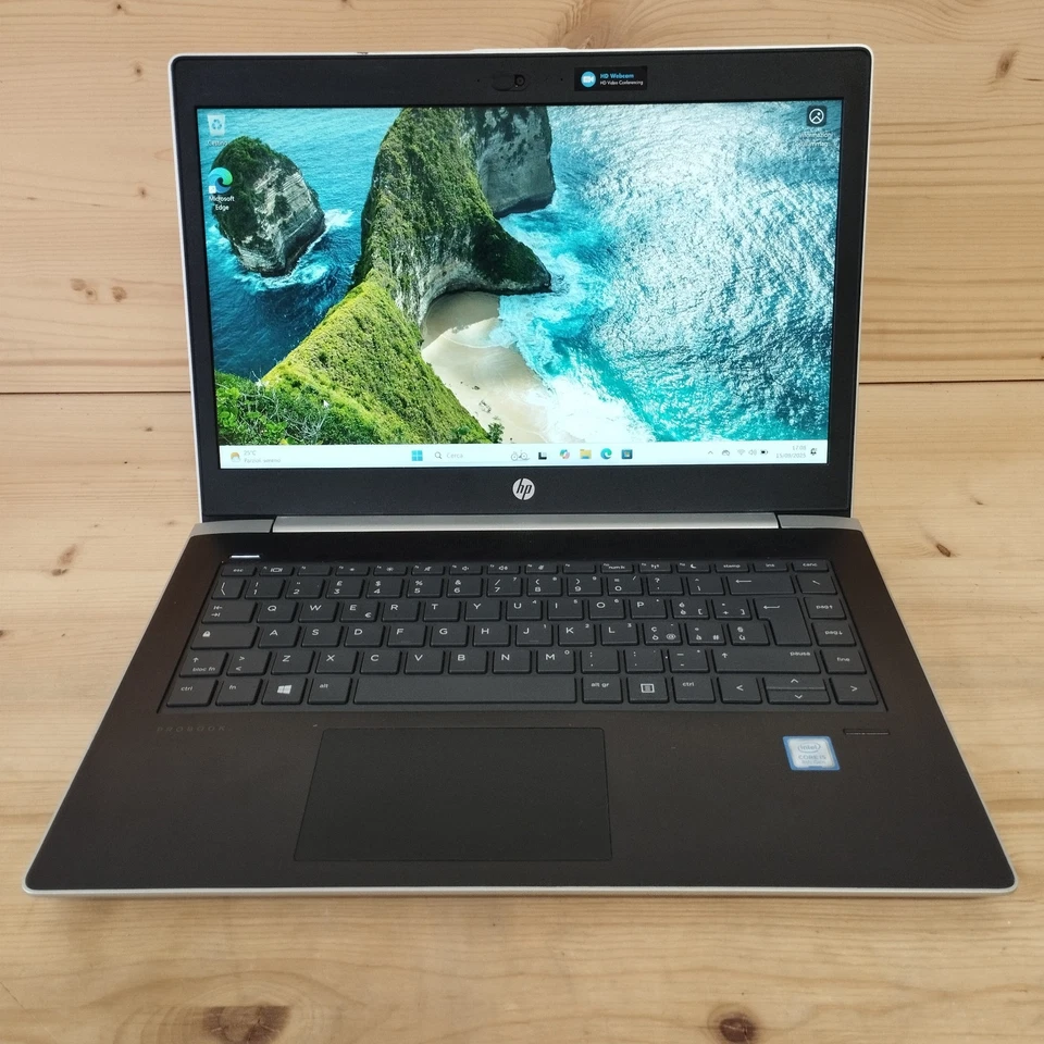 HP Probook 440 G5 PC Portatile Core I5-8250U 8GB Ram SSD 240GB Windows 11 PRO - Immagine 3 di 4