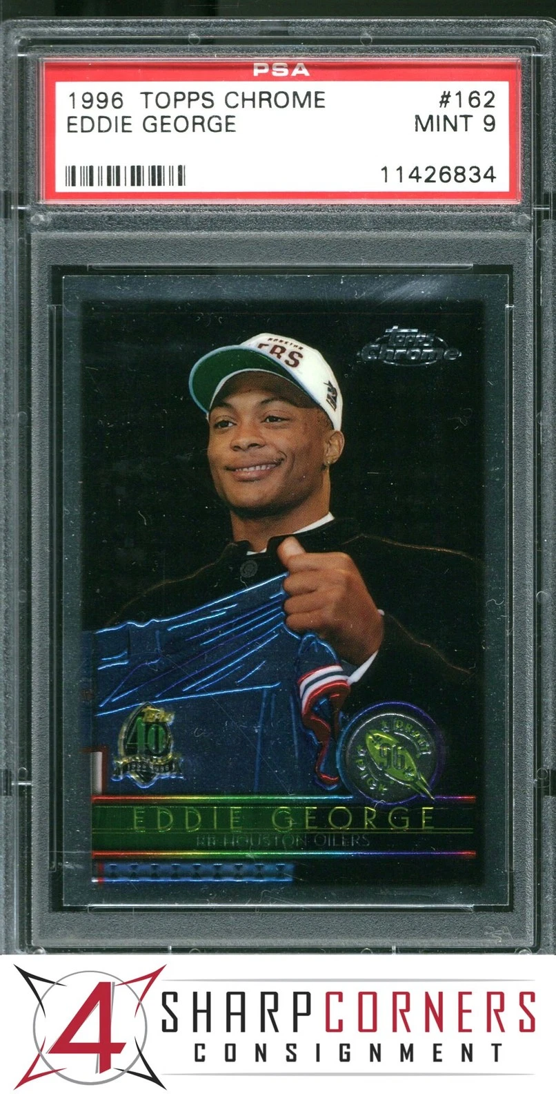 Eddie George trading card