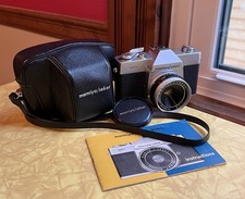 Mamiya Sekor 528TL 35mm Film SLR Camera w/ 2.8 48mm Lens  Cap  Case  Manual