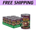 Versatile Organic Vegetarian Refried Black Beans - 12 Pack of Healthy Meals