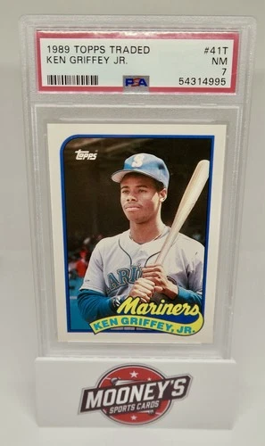 1989 Topps Traded Ken Griffey Jr. (RC) Rookie Card #41T PSA 7