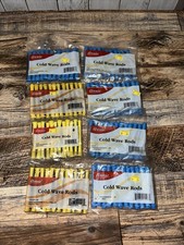 ANNIE 5 Blue 1107  3 Yellow Packs Lot Cold Wave Rods Perm Rollers