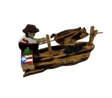 Artesania De Puerto Rico. Lechón A La Varita. Crafted In Puerto Rico