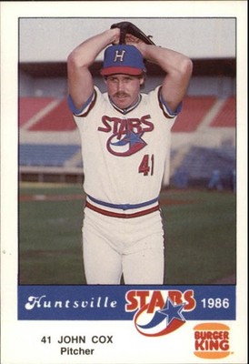 1986 Huntsville Stars Jennings #41 John Cox - BB