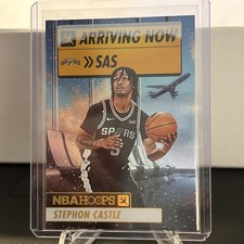 2024-25 Panini NBA Hoops Winter Stephon Castle Arriving Now Winter Holo Insert