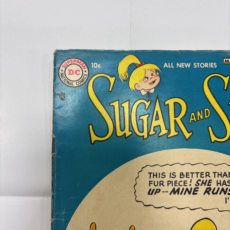 Комиксы DC HUMOR Comics САХАР И ШИП 6 1958 ШЕЛДОН МАЙЕР Gd - Изображение 2 из 4