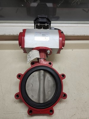 Bray Controls 92-1280-11305-532 Pneumatic Actuator W/ 8'' Butterfly Valve 416SS