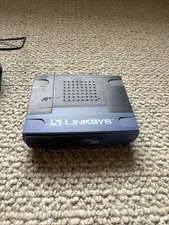 Used 10/100 5-Port EtherFast Workgroup Switch Cisco Linksys EZXS55W  & Ac Power