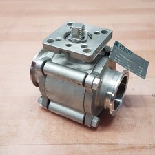 Inline 337F Ball Valve, 2", 316 SS, 800PSI, TFM Seat - USED