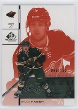 2023 SP Game Used 2001 Retro Rookies Crossover Red Achievement Brock Faber 00em