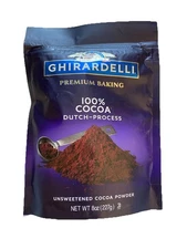 Ghirardelli 100% Cocoa Dutch Process Unsweetened Cocoa Powder 8oz - DISCONTINUED