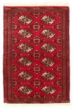 3'2" x 4'8" Vintage Hand Knotted Area Rug Traditional Oriental Wool Carpet