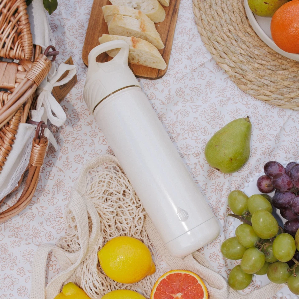 Botella de agua de paja de fácil sorbo Ranger de acero inoxidable TAL crema brillante 26 oz Foto 4 de 4