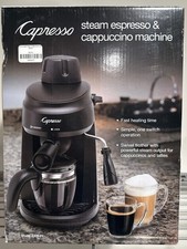 Capresso Steam PRO 4-Cup Espresso and Cappuccino Machine Model 305.01