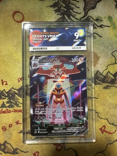 Pokémon TCG Deoxys VMAX GG45/GG70 Crown Zenith ACE 9 Mint