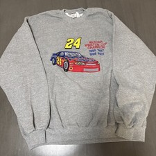 Vintage Jeff Gordon Crewneck Sweatshirt Adult 3XL Nascar Dupont Chase JERZEES