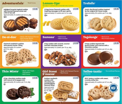 2025 Girl Scout Cookies *No minimum* LBB Bakery All Flavors Ship Within 24 Hours