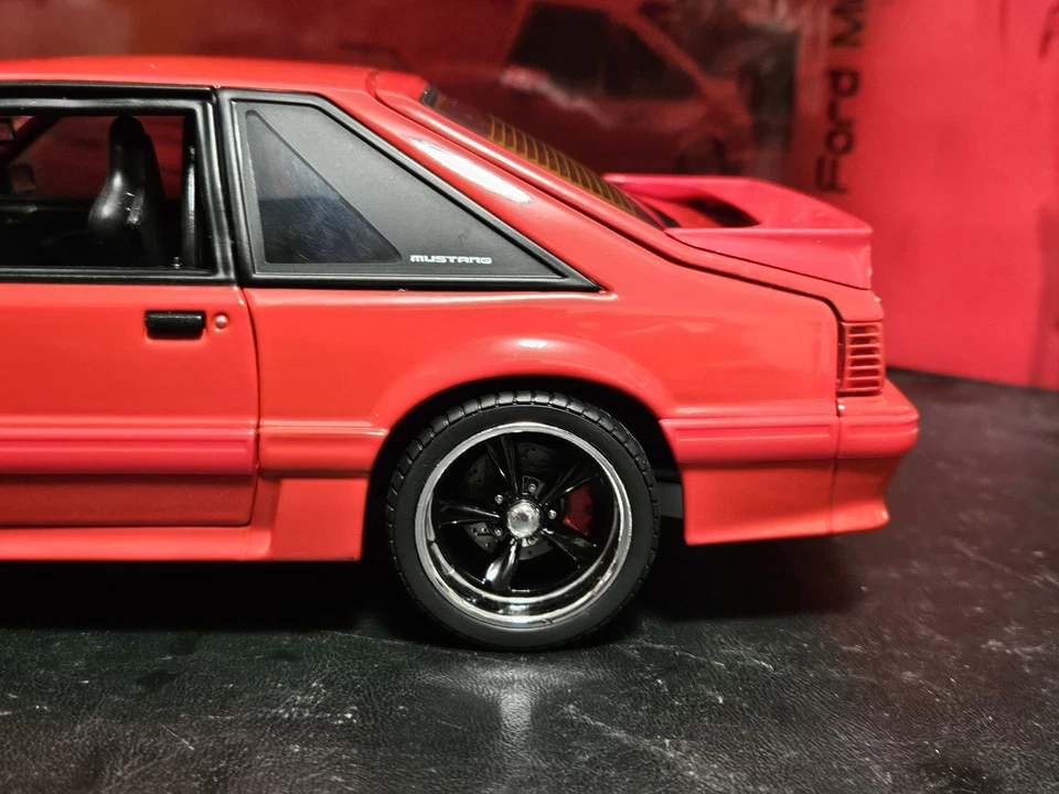 GMP  1:18 Scale 1988 Ford Mustang GT  Street Fighter Edition In Red #381/624 NEW - Image 3 of 4