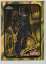 2025 Topps Chrome Marvel Comics Yellow Lava Refractor Sentinels Sentinel #33 2id