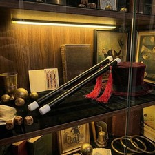 Stick Prop Funny Gag Toy Portable Compact for Adults Black and White Stick