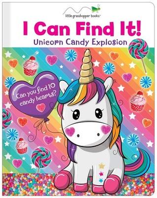 I Can Find It! Unicorn Candy Explosion (Large Padded Board Book) - board boo...