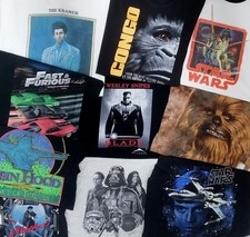 Lot Of 10 Vintage TV Show Movie Film 90s Y2K Bundle Collection size XL