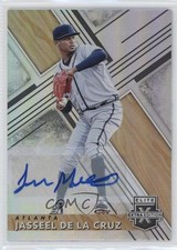 2019 Panini Elite Extra Edition Auto Jasseel De La Cruz #118 Auto 11b4