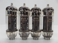 Lot Of 4 Philips PL519 Electron Tubes