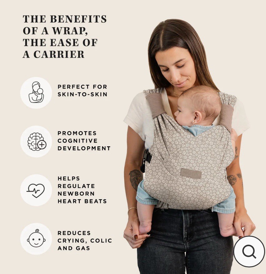 Moby Duet Baby Carrier - Prairie Blooms