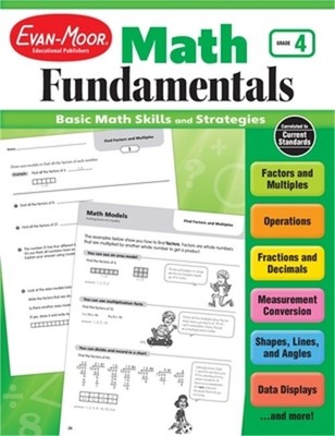 Math Fundamentals, Grade 4 (Paperback or Softback)