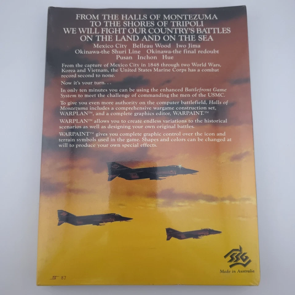 Halls of Montezuma, 1987, Big Box, New & Sealed - Image 3 of 4