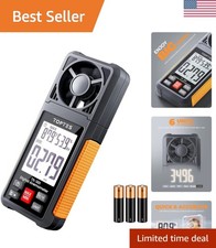 Lightweight 2.26-Inch Backlit Anemometer - Perfect for Sailing, Golf, and Drones