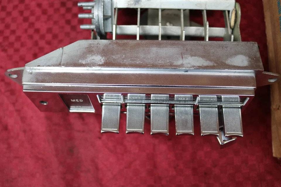 Oldsmobile 88 98 Starfire 1965 1966 selector de calefacción control de tablero GM 7290053 Foto 4 de 4