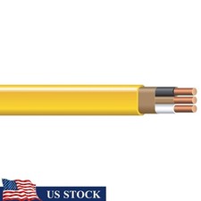 NM-B 12 AWG Copper Wire SIMpull Jacket 600V Residential Electrical Wiring New