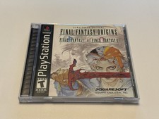 Final Fantasy Origins I & II PS1 PlayStation, Complete CIB Black Label w/ Manual