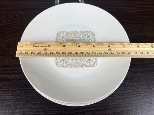 7 Vintage Rosenthal Germany Lace Antique 7 1/2” Salad Plates Blue Gold - Picture 5 of 8