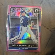 2016 Panini Donruss Optic Pink Josh Donaldson #161 Toronto Blue Jays