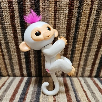 Fingerlings 2016 interaktiver Affe - weißes Spielzeug Sammlerstück