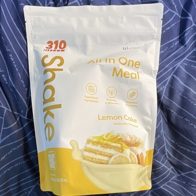 310 Nutrition Shake All-In-One Meal Lemon Cake Powder Vegan Non-GMO 28 servings